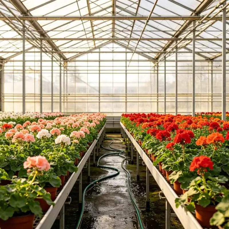 Estufa Multi-Span para Floricultura