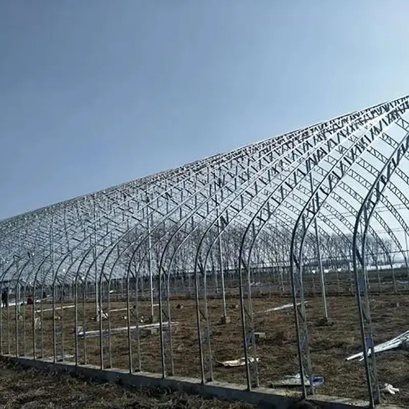Estufa solar pré-fabricada em arco de filme duplo Estufa solar pré-fabricada em arco de filme duplo